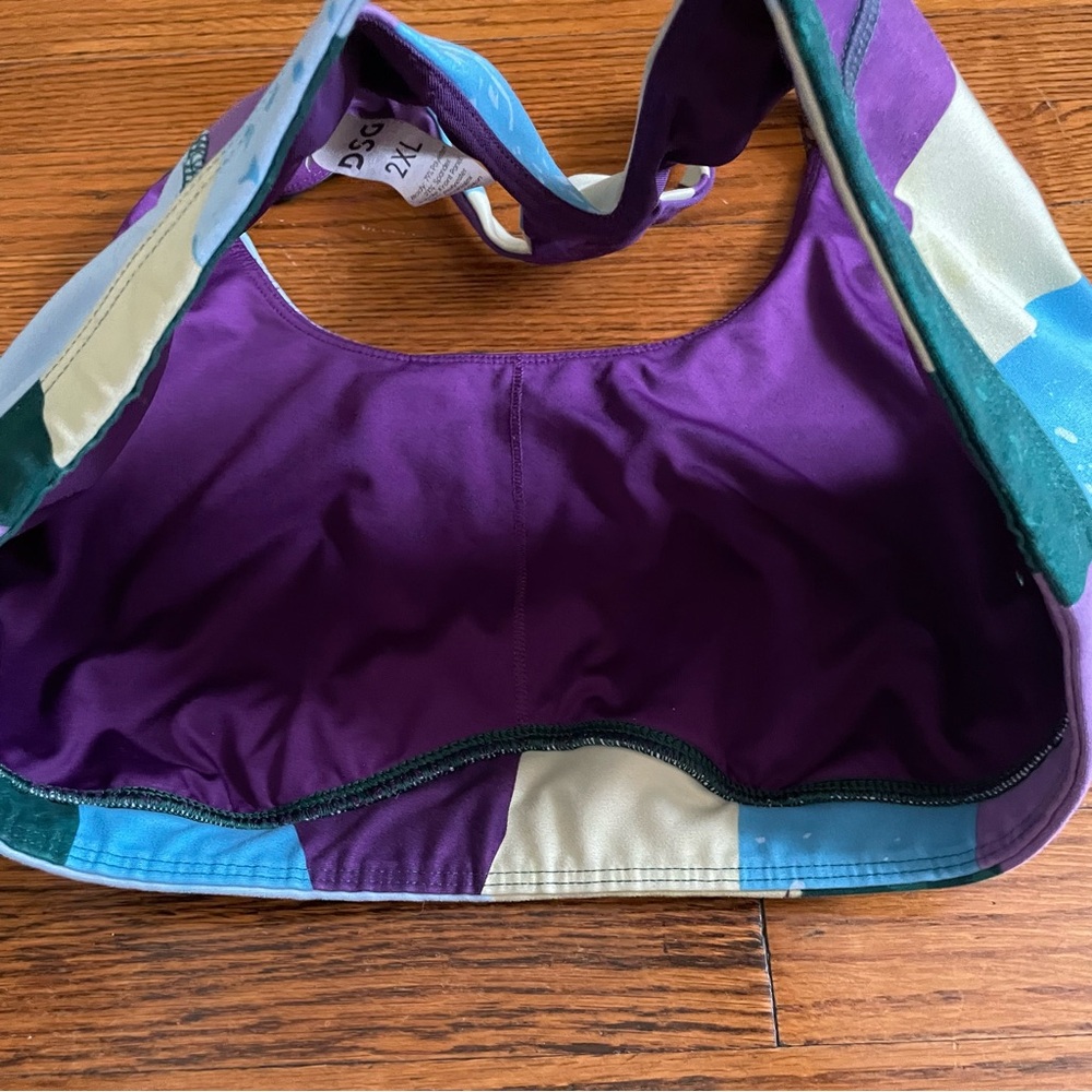 DSG Multicolor Keyhole Racerback Sports Bra - Picture 5 of 7